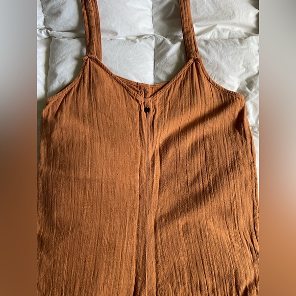 Billabong Daydream Button Front Jumpsuit in Rust NWOT - Picture 11 of 16